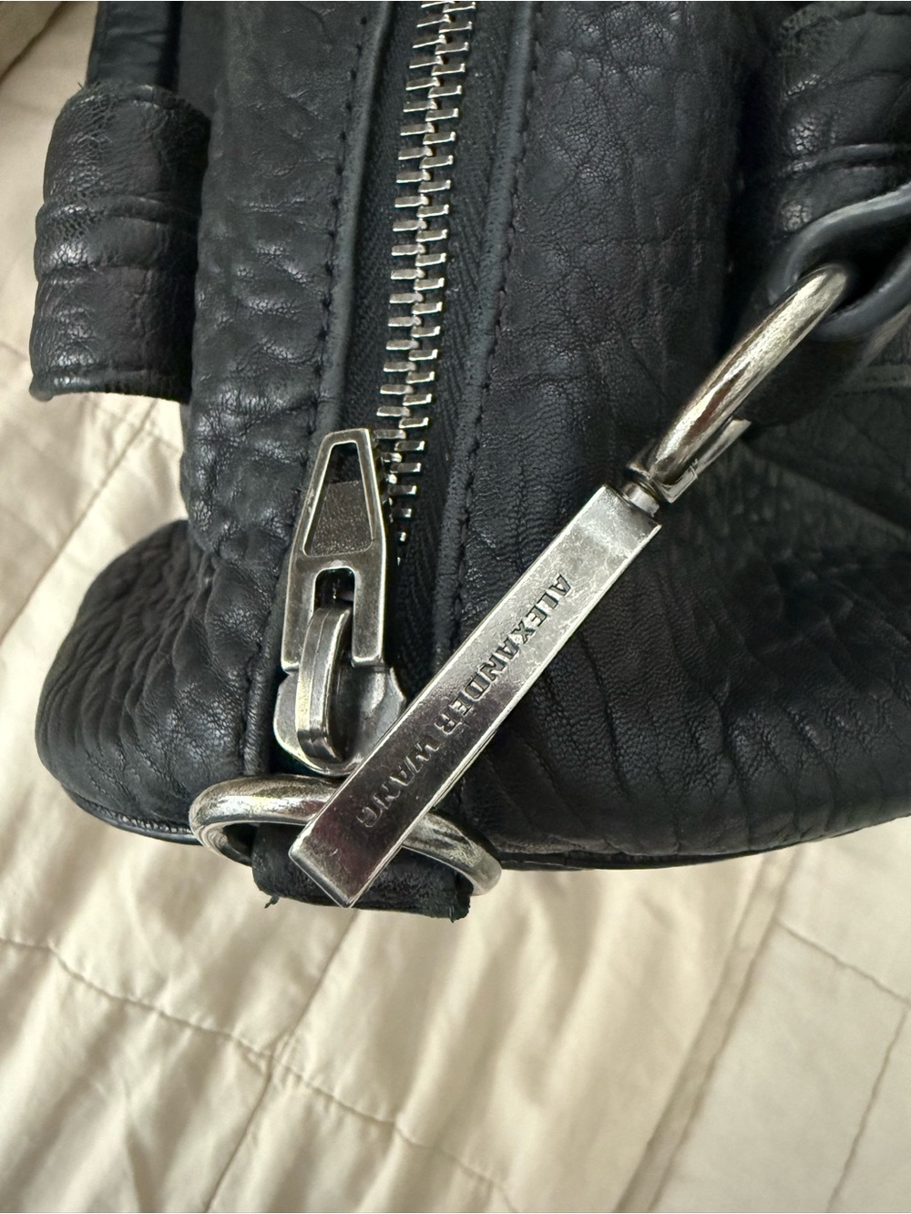 Alexander Wang studded Rocco bag in black and silver - Picture 8 of 10